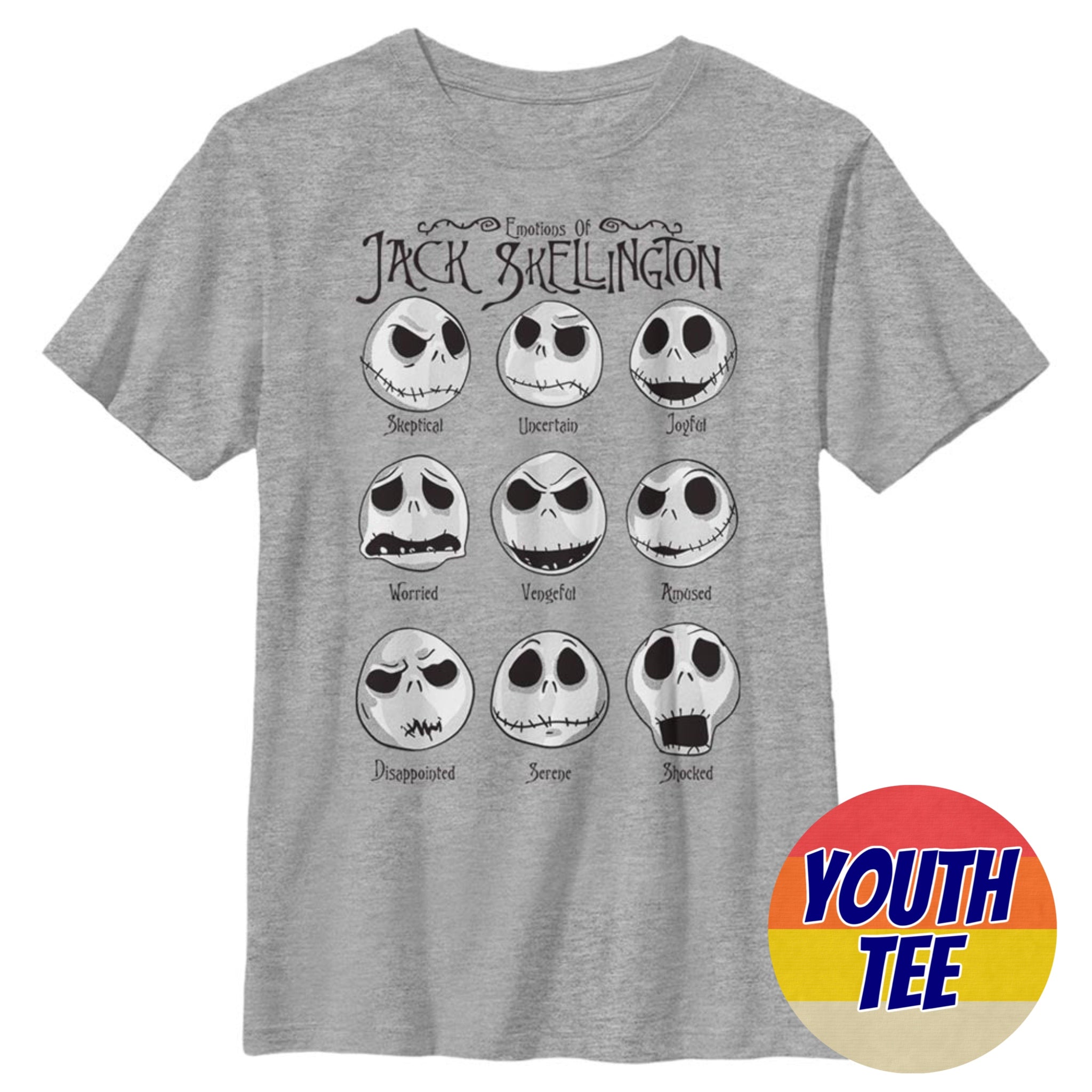 Boy's Disney Jack Emotions T-Shirt | Blue Culture Tees