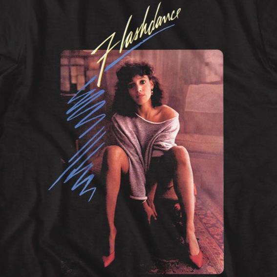 Flashdance Poster T-Shirt | Blue Culture Tees