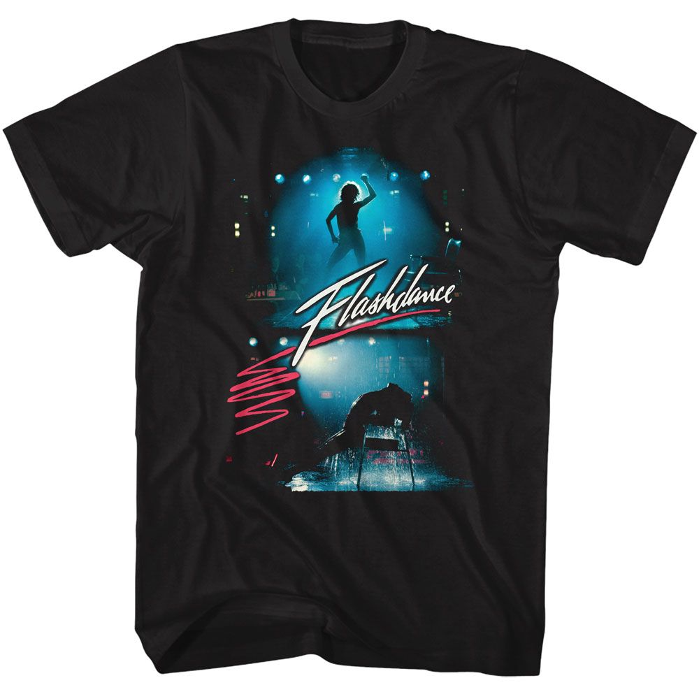 Flashdance Backlit Performing T-Shirt | Blue Culture Tees