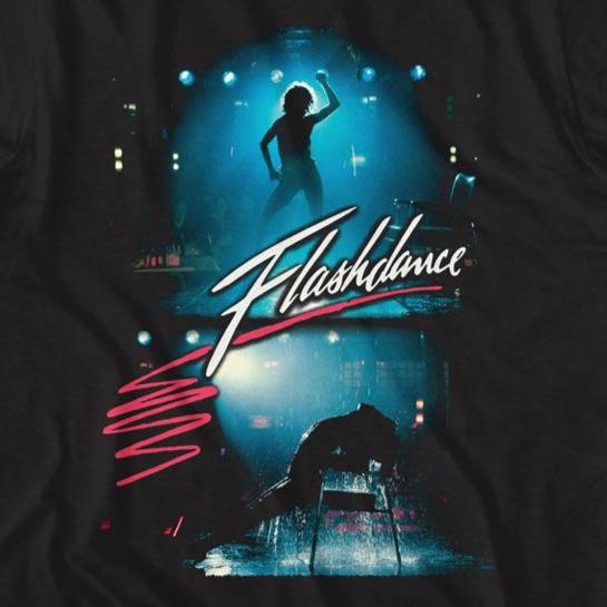 Flashdance Backlit Performing T-Shirt | Blue Culture Tees