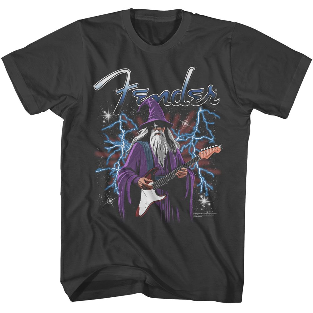 Fender Wizard Playing Strat T-Shirt | Blue Culture Tees