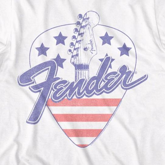 Fender America Guitar Pick T-Shirt | Blue Culture Tees