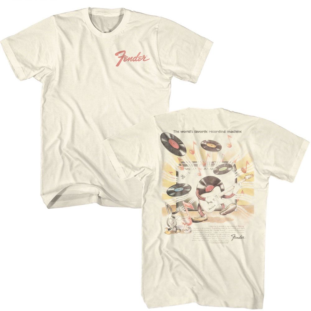 Fender 70's Record Poster T-Shirt | Blue Culture Tees