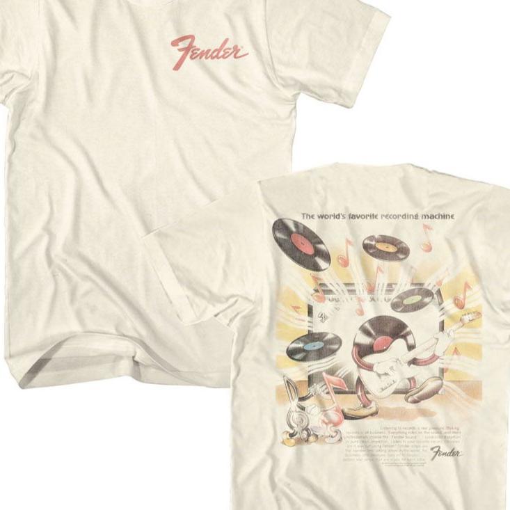 Fender 70's Record Poster T-Shirt | Blue Culture Tees