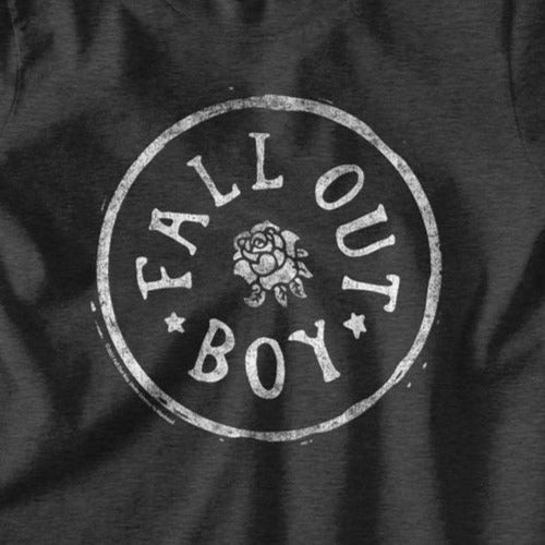 Fall Out Boy Circle Rose Youth T-Shirt