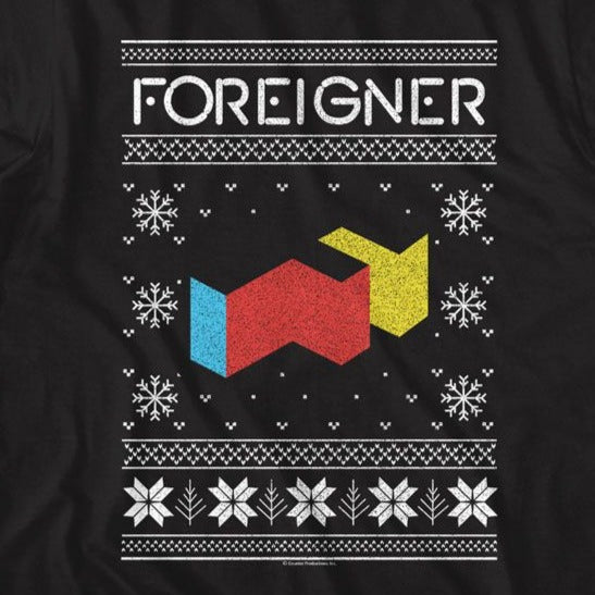 Foreigner F Logo Xmas Sweater T-Shirt