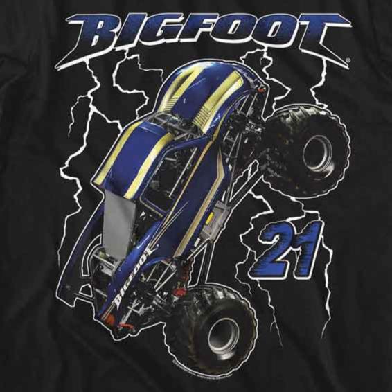 Bigfoot Monster Truck BF21 T-Shirt | Blue Culture Tees