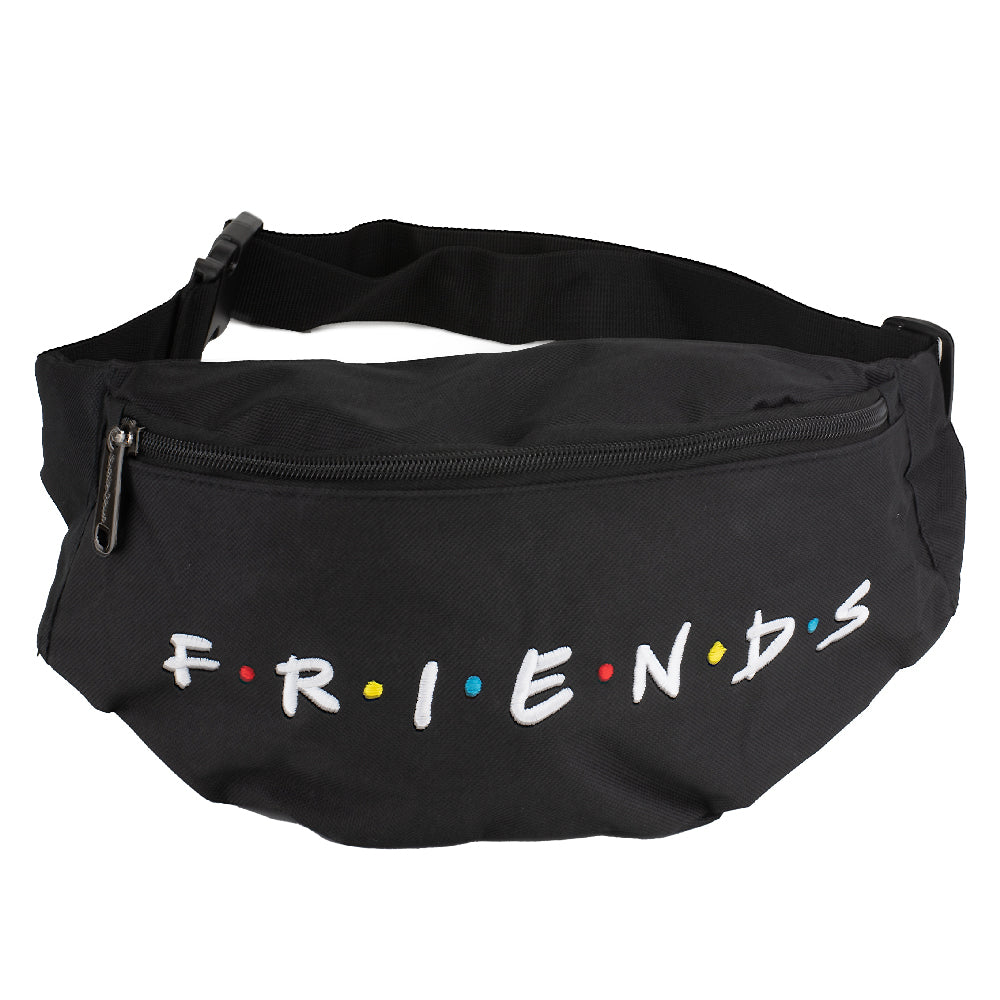 FRIENDS Logo Black Fanny Pack | Blue Culture Tees