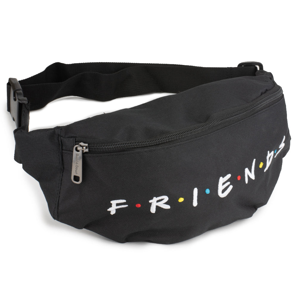 FRIENDS Logo Black Fanny Pack | Blue Culture Tees