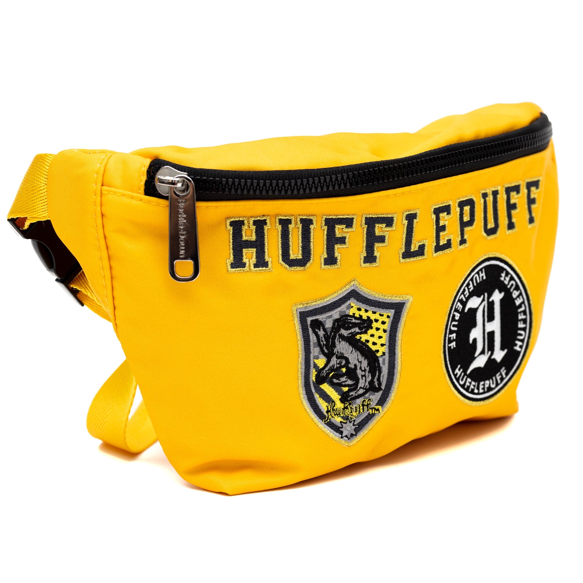 Harry Potter Hufflepuff Patches Embroidered Fanny Pack | Blue Culture Tees