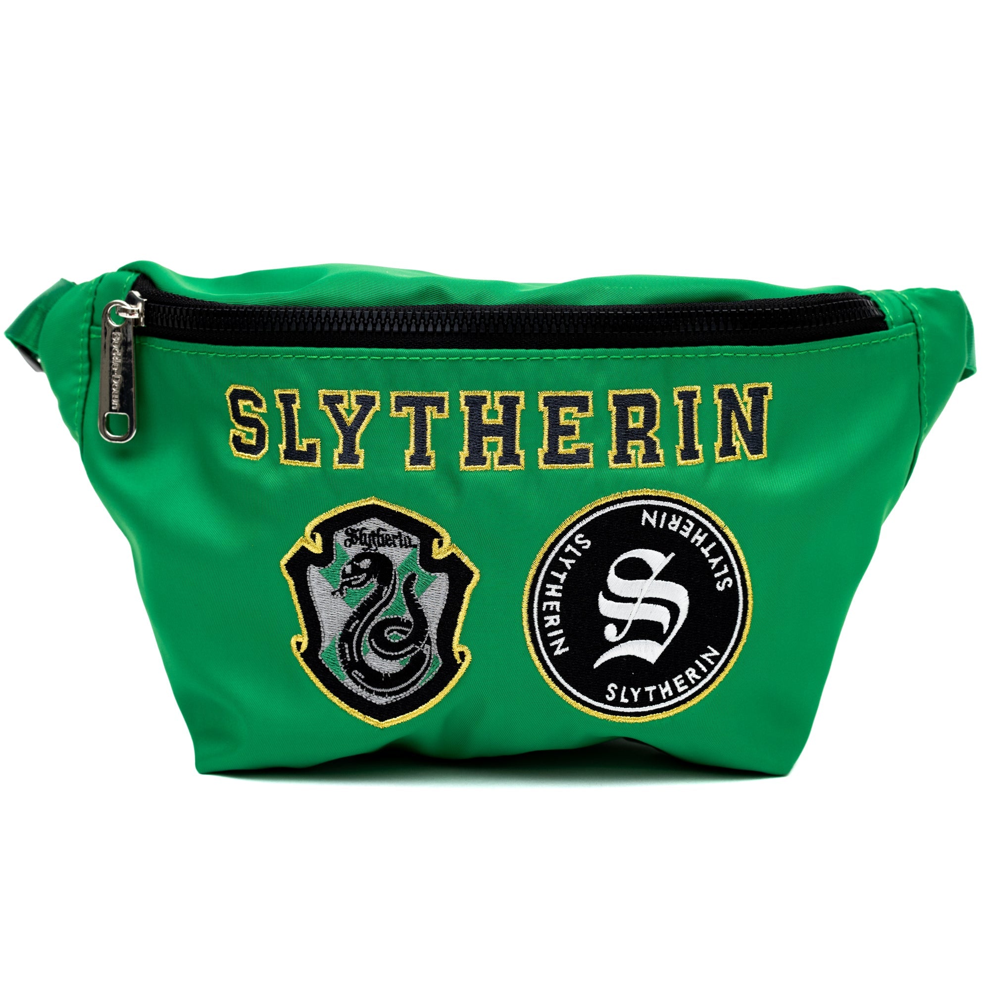 Harry Potter Slytherin Patches Embroidered Fanny Pack | Blue Culture Tees