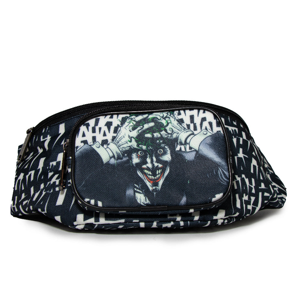 Joker The Killing Joke Holding Head Pose HAHAHA Fanny Pack | Blue Culture Tees