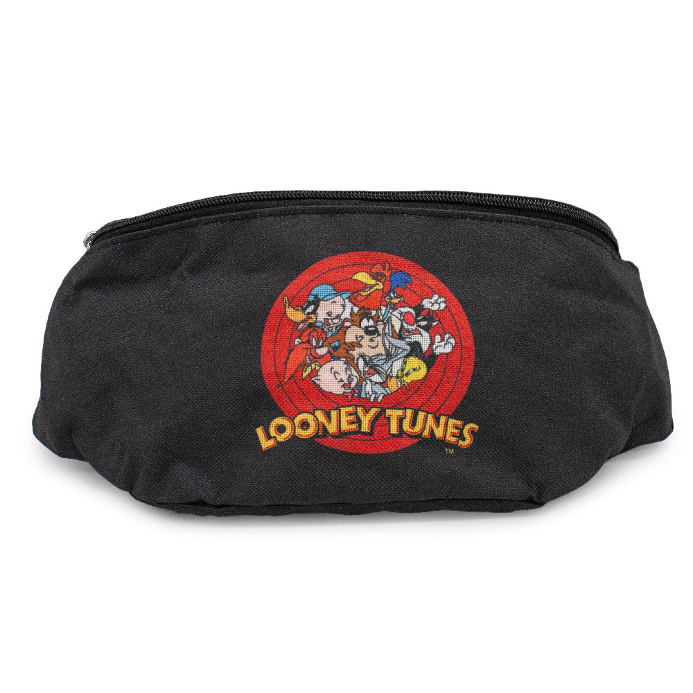 LOONEY TUNES Character Bullseye Logo Fanny Pack | Blue Culture Tees