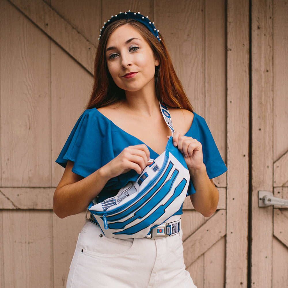 Star Wars R2-D2 Park Bounding Fanny Pack | Blue Culture Tees