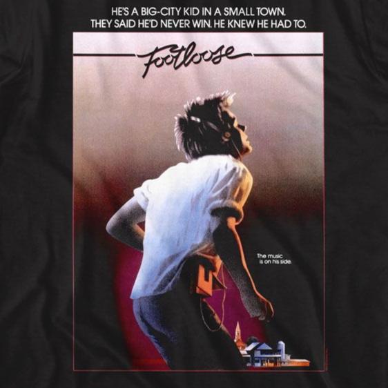 Footloose Poster T-Shirt | Blue Culture Tees