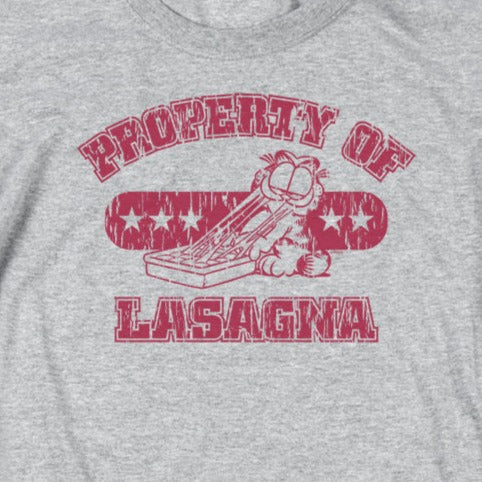 Garfield Property of Lasagna T-Shirt