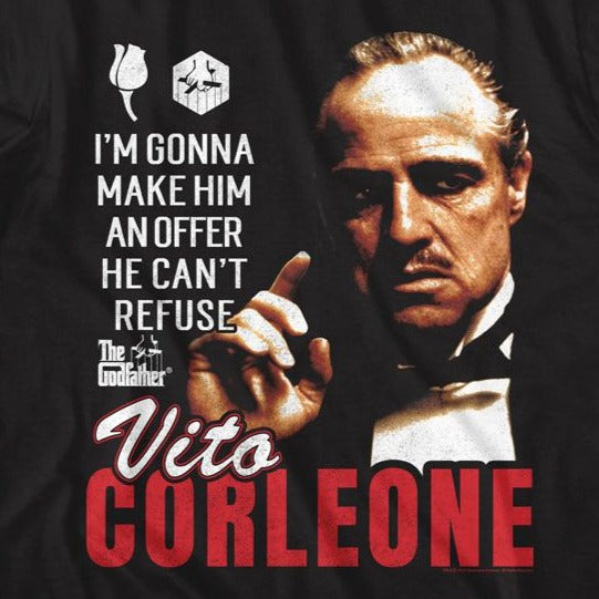 Godfather Offer He Can't Refuse Corleone T-Shirt