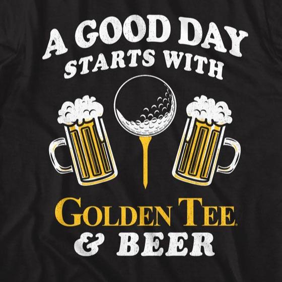 Golden Tee A Good Day T-Shirt | Blue Culture Tees