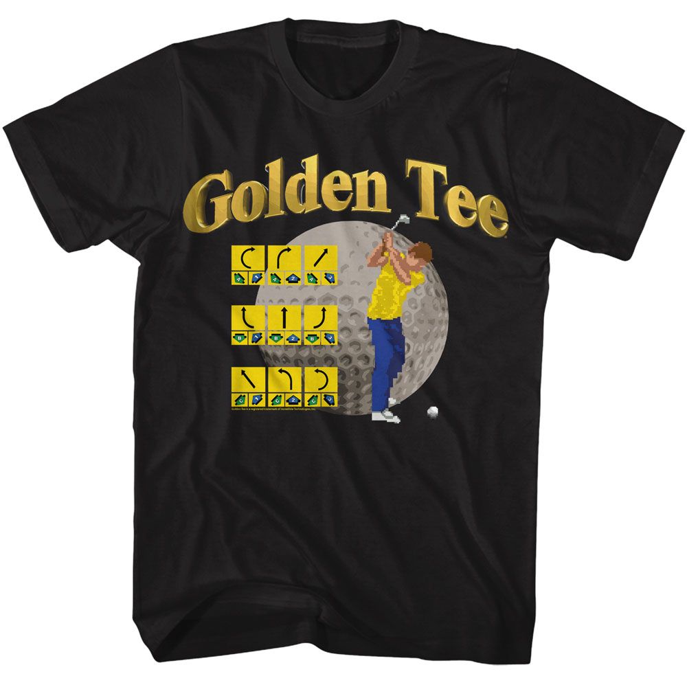 Golden Tee Swings List T-Shirt | Blue Culture Tees