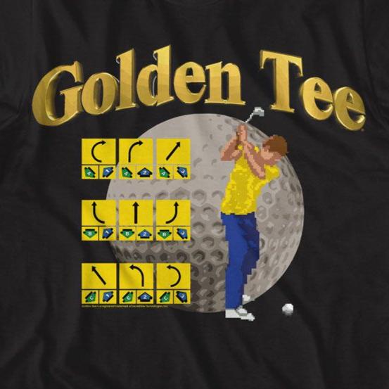 Golden Tee Swings List T-Shirt | Blue Culture Tees