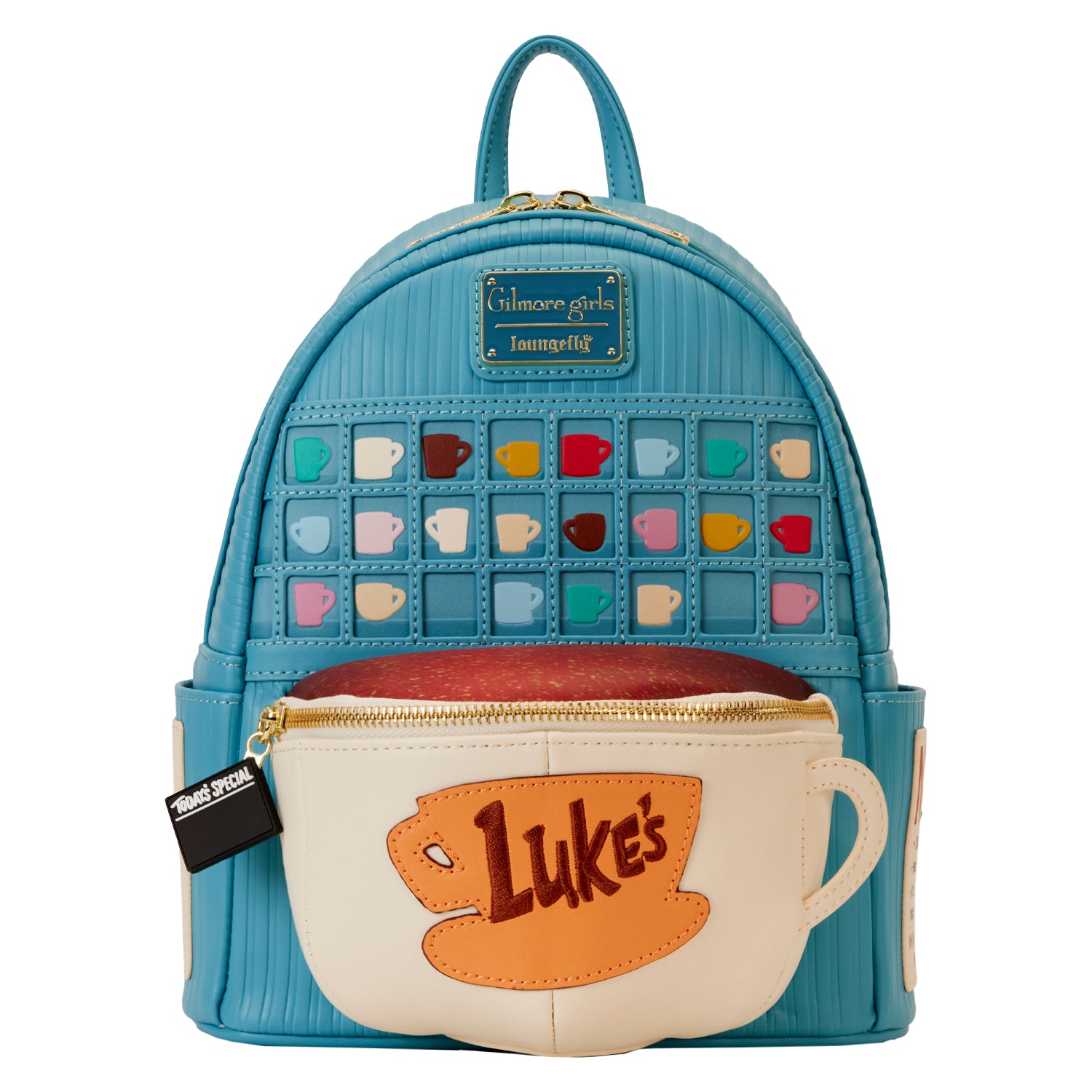 Loungefly Gilmore Girls Luke's Diner Coffee Cup Domed Coffee Cup Mini Backpack