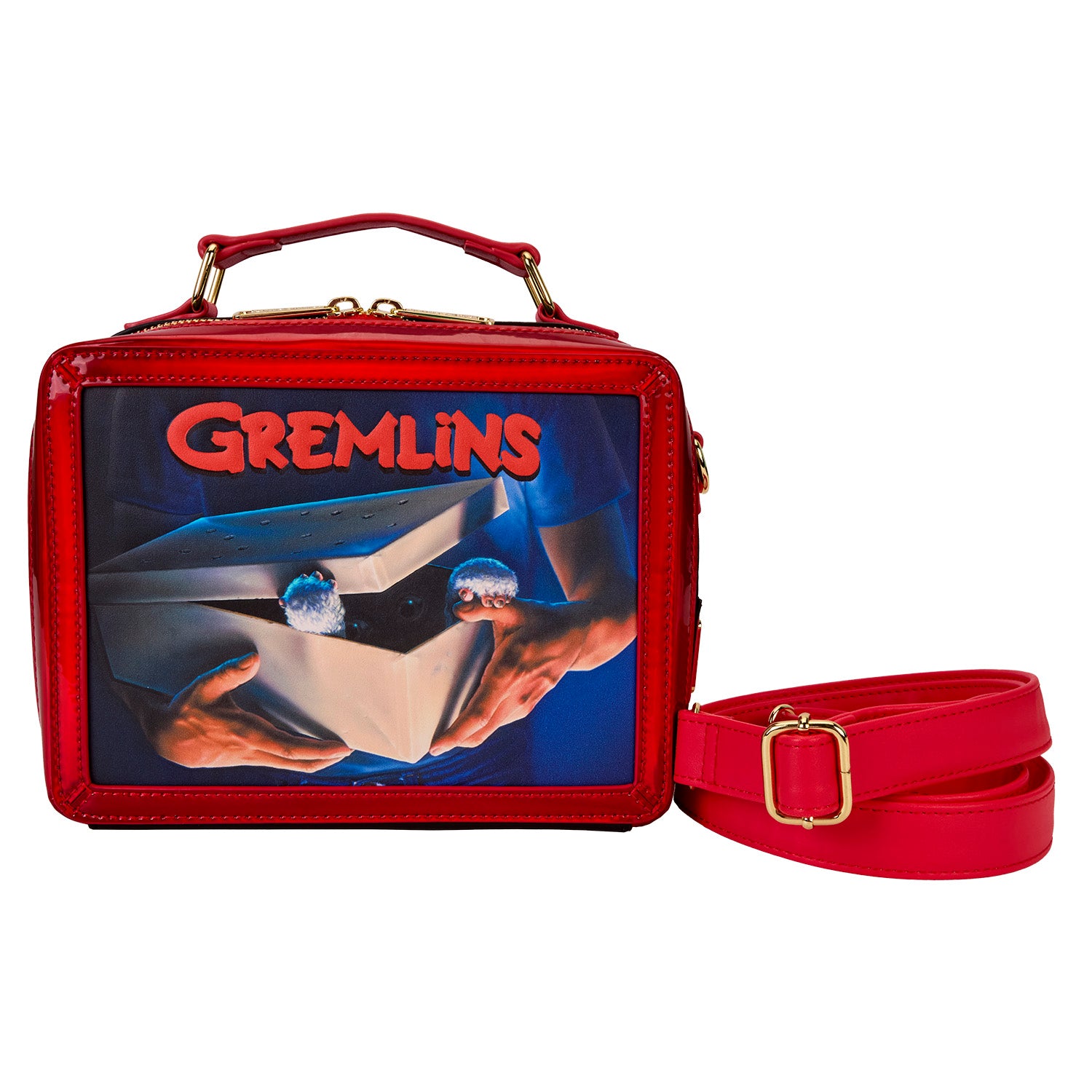 Loungefly Gremlins 40th Anniversary Vintage Lunchbox Crossbody Bag