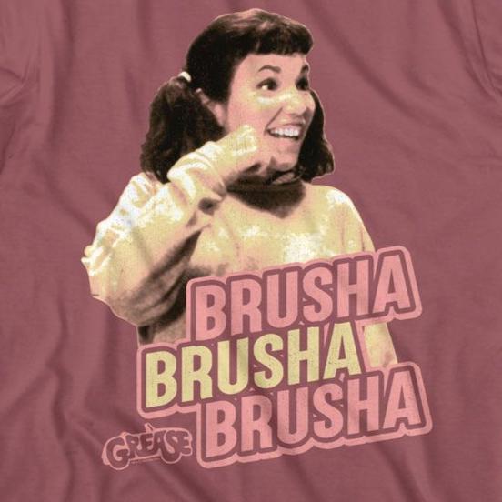 Grease Brusha Brusha Brusha T-Shirt | Blue Culture Tees