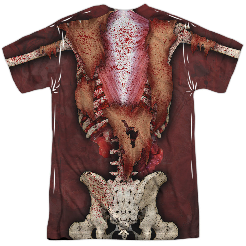 Skinny Skeleton Sublimated T-Shirt | Blue Culture Tees