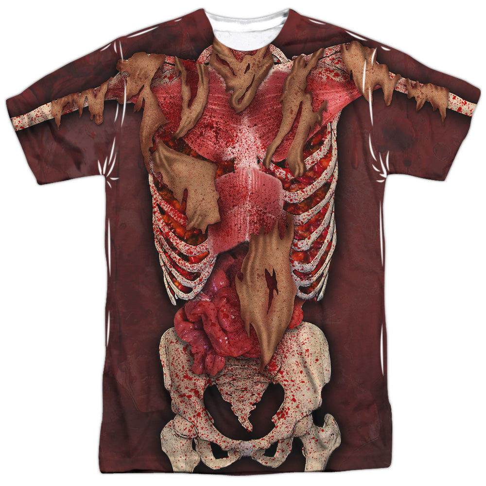 Skinny Skeleton Sublimated T-Shirt | Blue Culture Tees