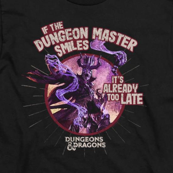 Youth Dungeons And Dragons Dungeon Master Smile T-Shirt | Blue Culture Tees