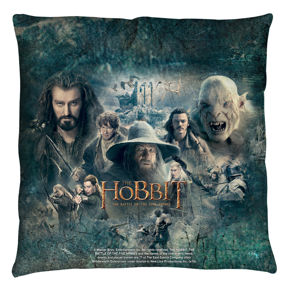 The Hobbit Epic Throw Pillow | Blue Culture Tees