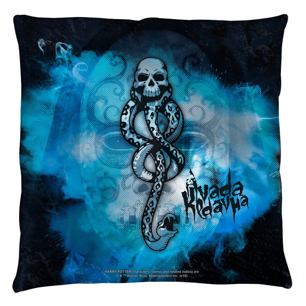 Harry Potter Death Eater Throw Pillow | Blue Culture Tees