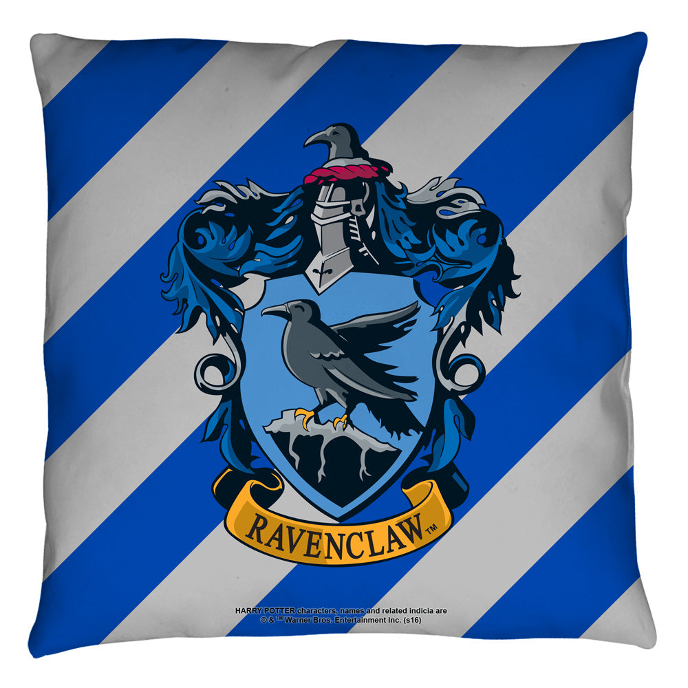 Harry Potter Ravenclaw Crest Throw Pillow | Blue Culture Tees