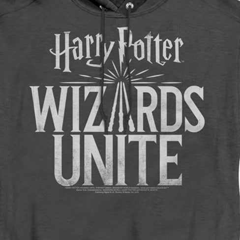 Harry Potter Wizards Unite Logo Heather Pullover Hoodie