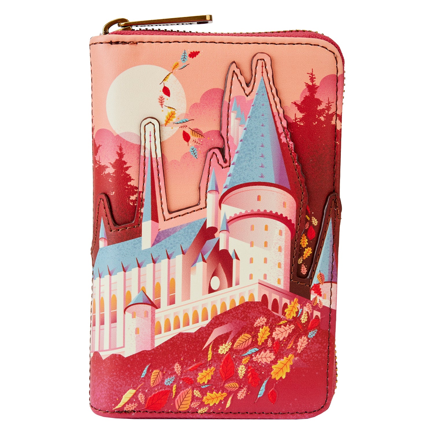 Loungefly Warner Brother Harry Potter Hogwarts Fall Zip Wallet