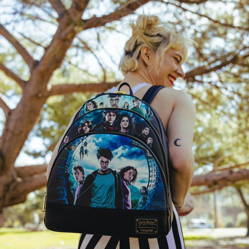 Loungefly Harry Potter Trilogy Series 2 Triple Pocket Mini Backpack
