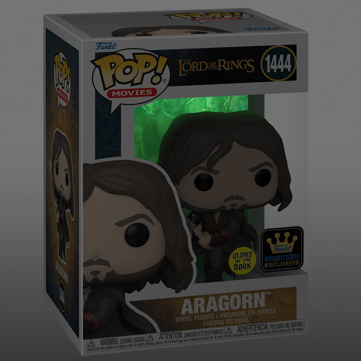 Funko Pop! The Lord of the Rings Aragorn (Army of the Dead) Vinyl Figure Specialty Series #1444