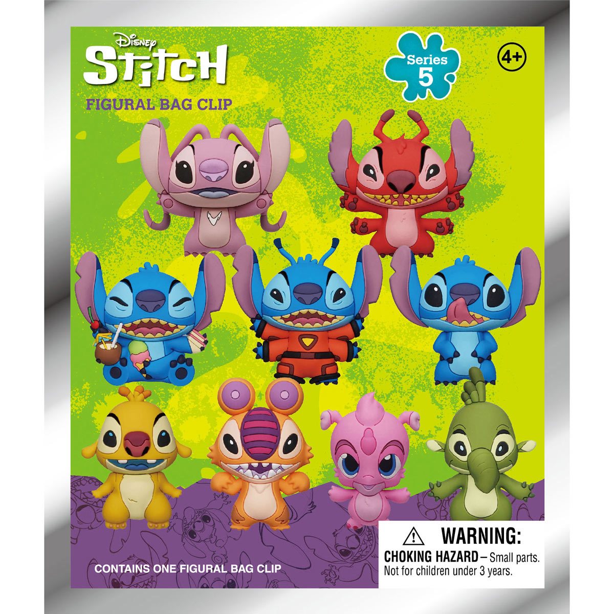 Lilo & Stitch Stitch Series 5 Collectible 3D Bag Clip Mystery Bag