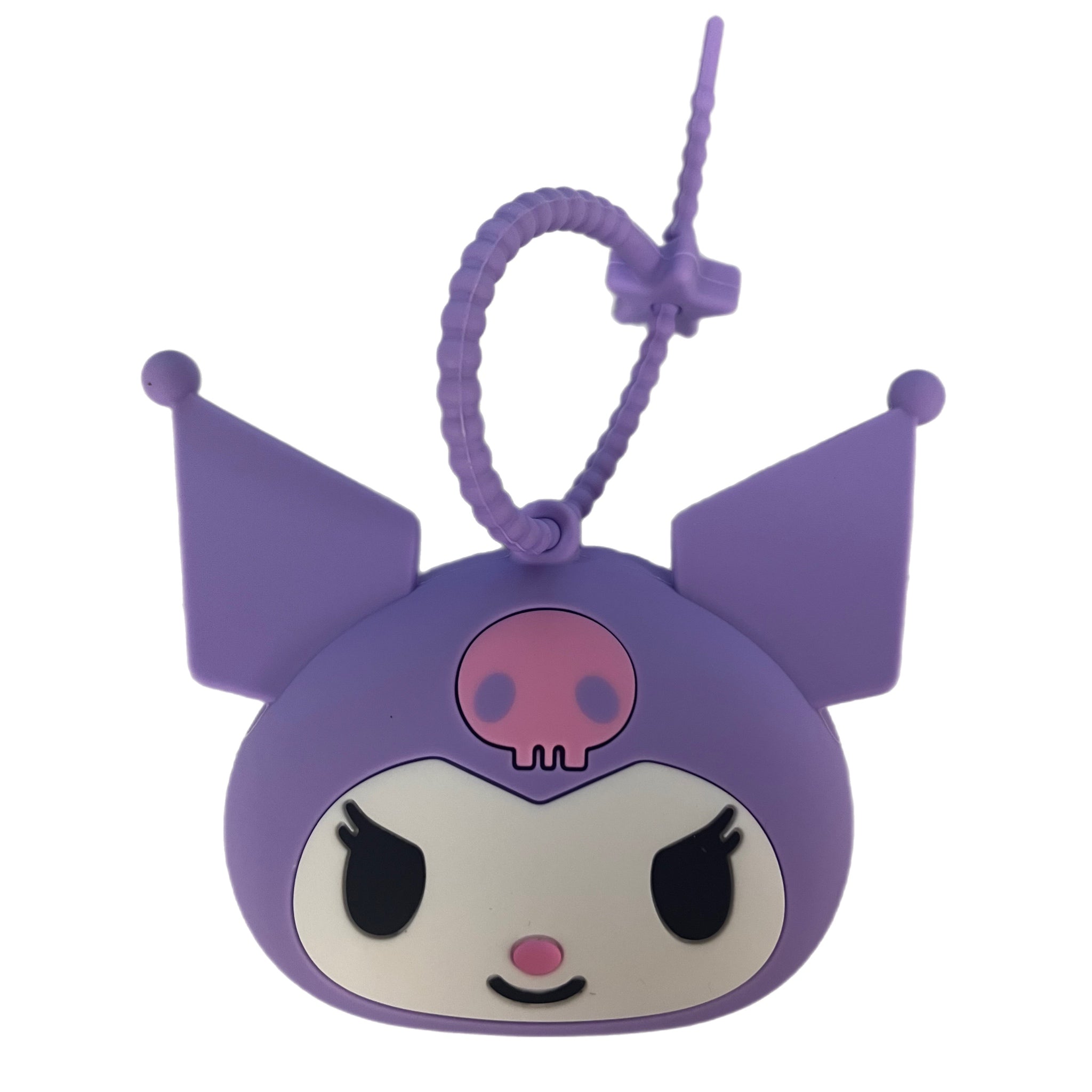 Sanrio Purple Kuromi Mini Silicone Coin Pouch Bag Charm