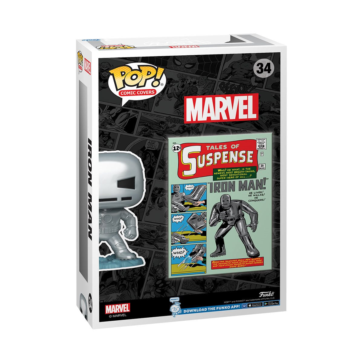 Funko Marvel Tales of Suspense #39 Pop! Comic Cover Figure #34 with Case - *PREORDER*