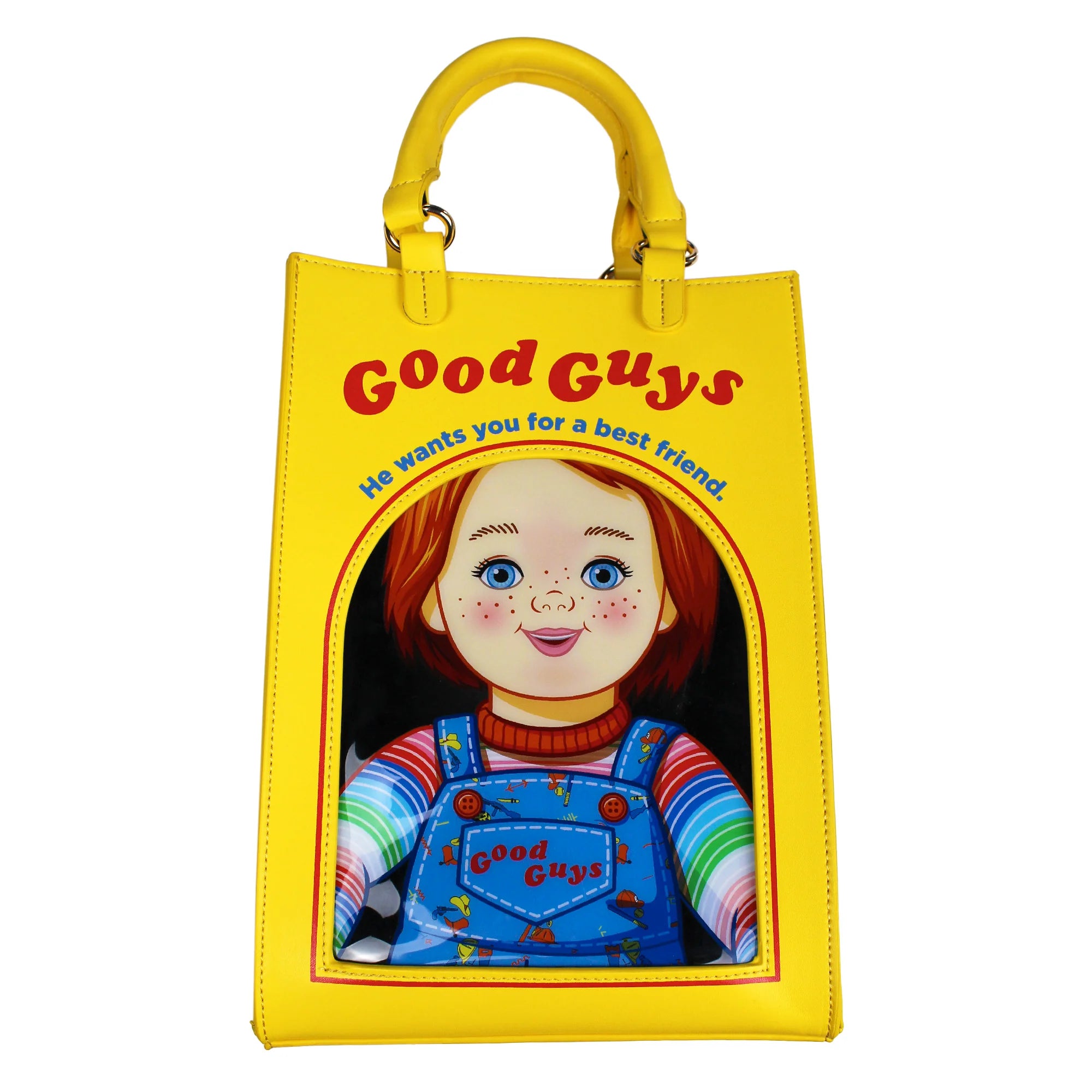 Cakeworthy Child's Play Chucky Good Guy Doll Box Crossbody Purse