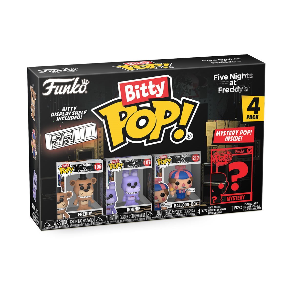 Funko Five Nights At Freddy's Freddy Bitty Pop! Mini Figure 4-pack - *