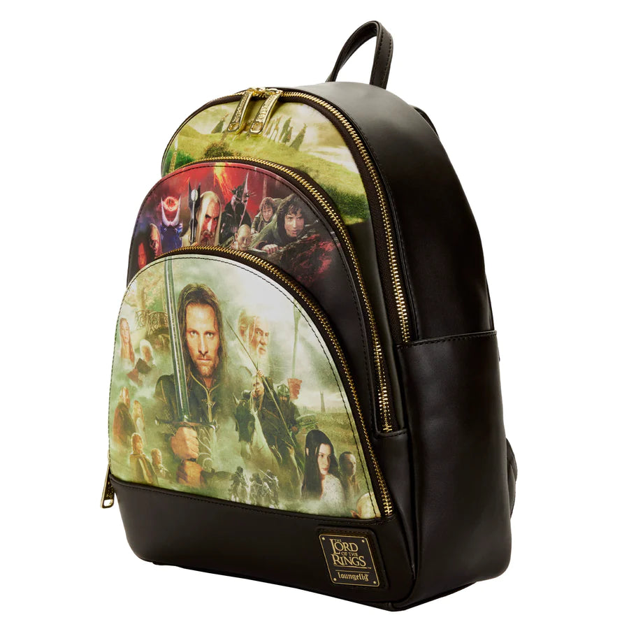 Loungefly Lord of the Rings Trilogy Mini Backpack