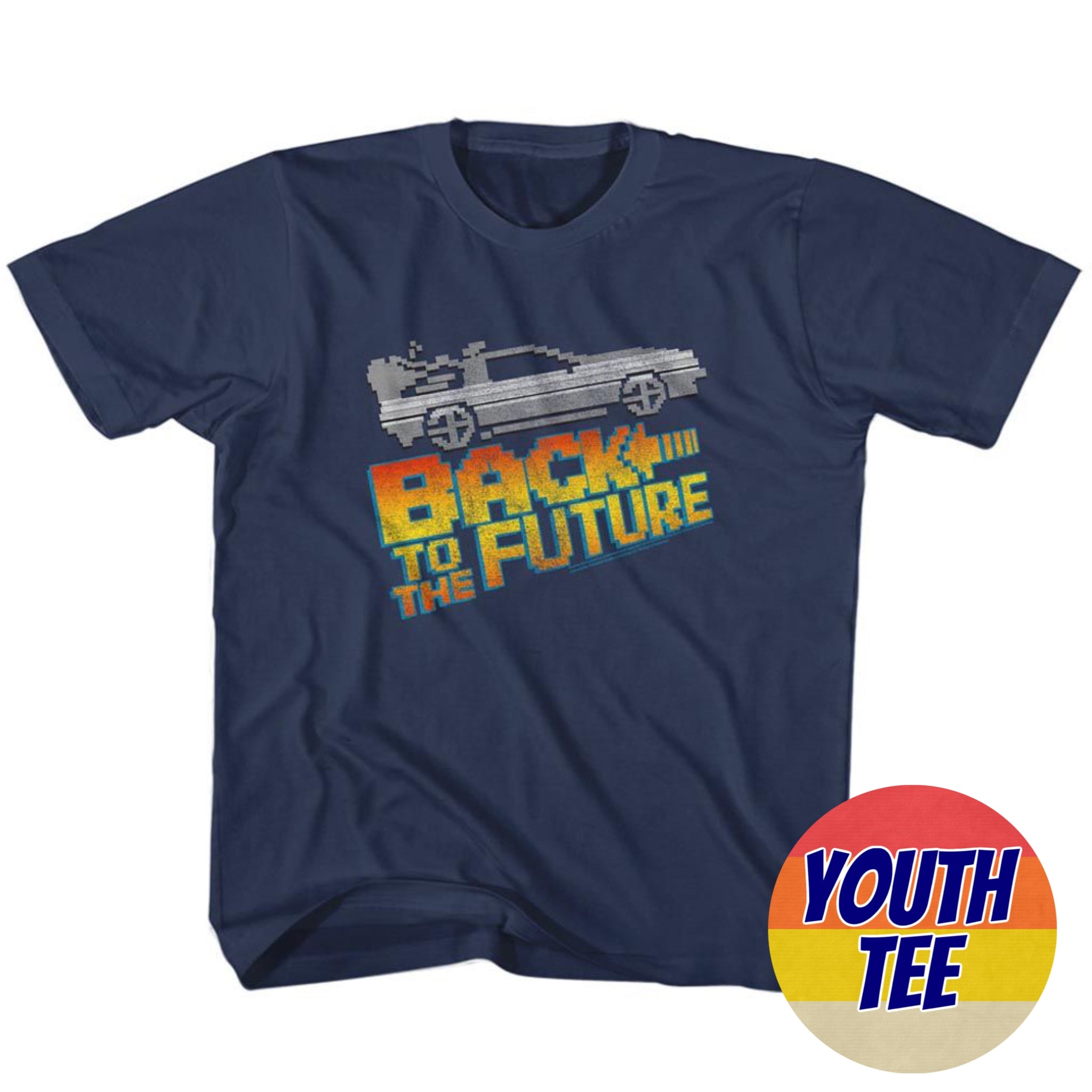 Youth Back To The Future 8-Bit T-Shirt