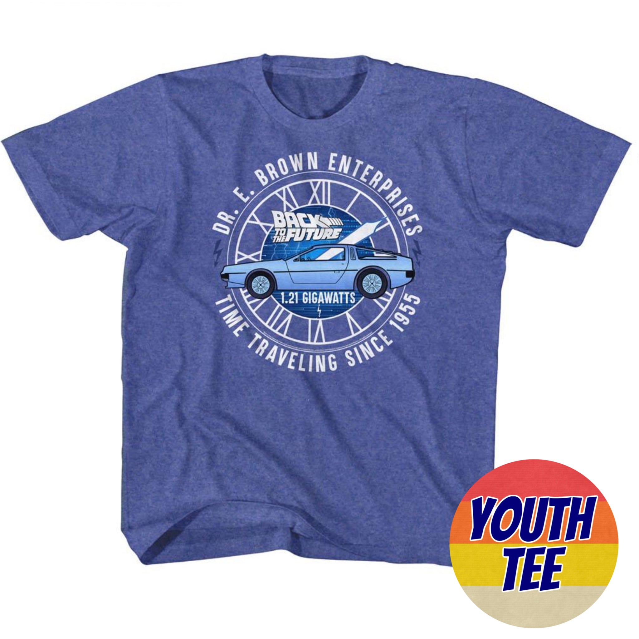Youth Back To The Future Dr. E Brown Enterprise T-Shirt