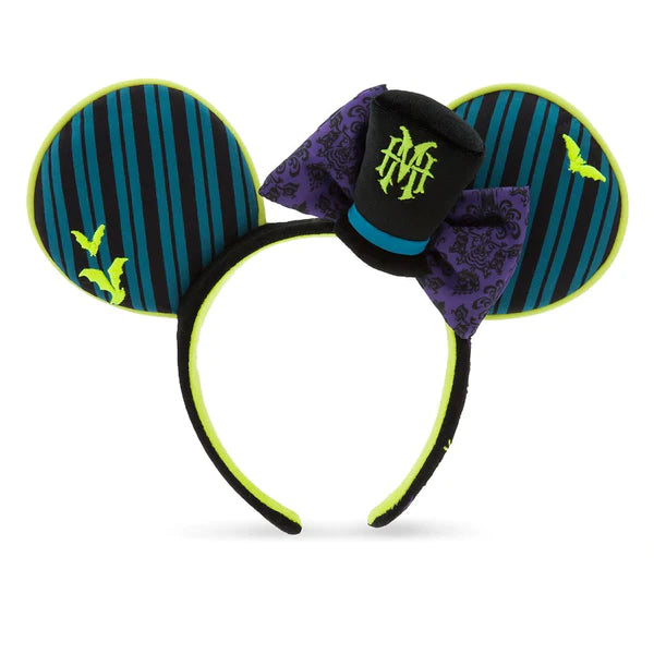 Disney The Haunted Mansion Glow-In-The-Dark Minnie Ears Headband