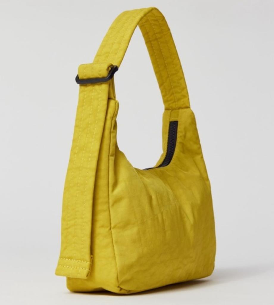 BAGGU Mini Nylon Shoulder Bag Sour