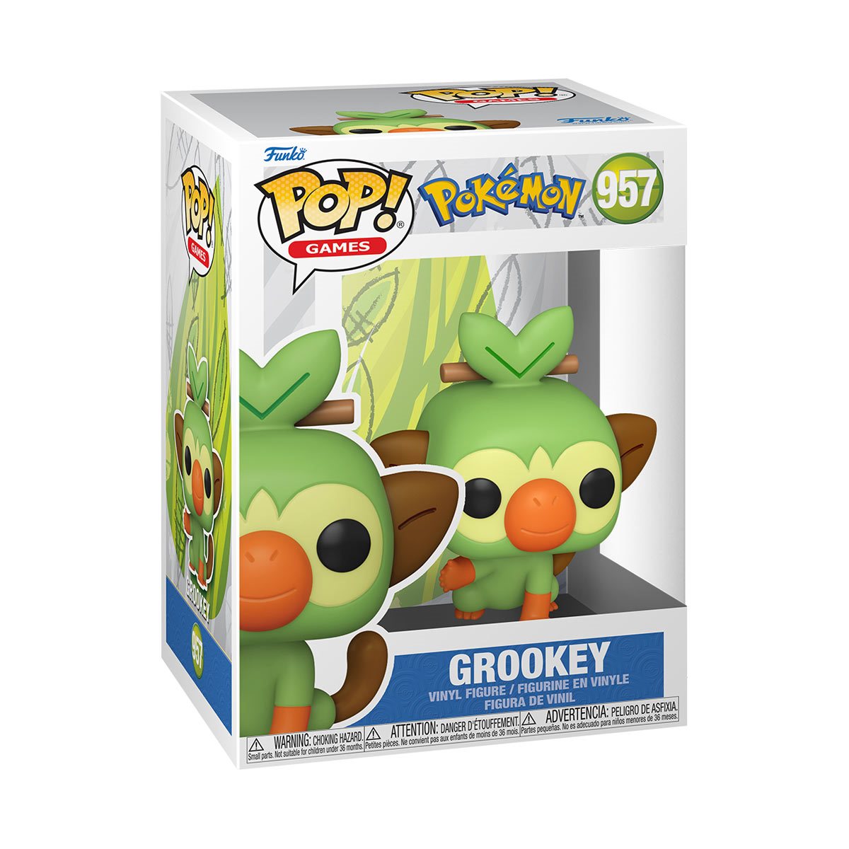 Funko Pop! Pokémon Grookey Vinyl Figure #957
