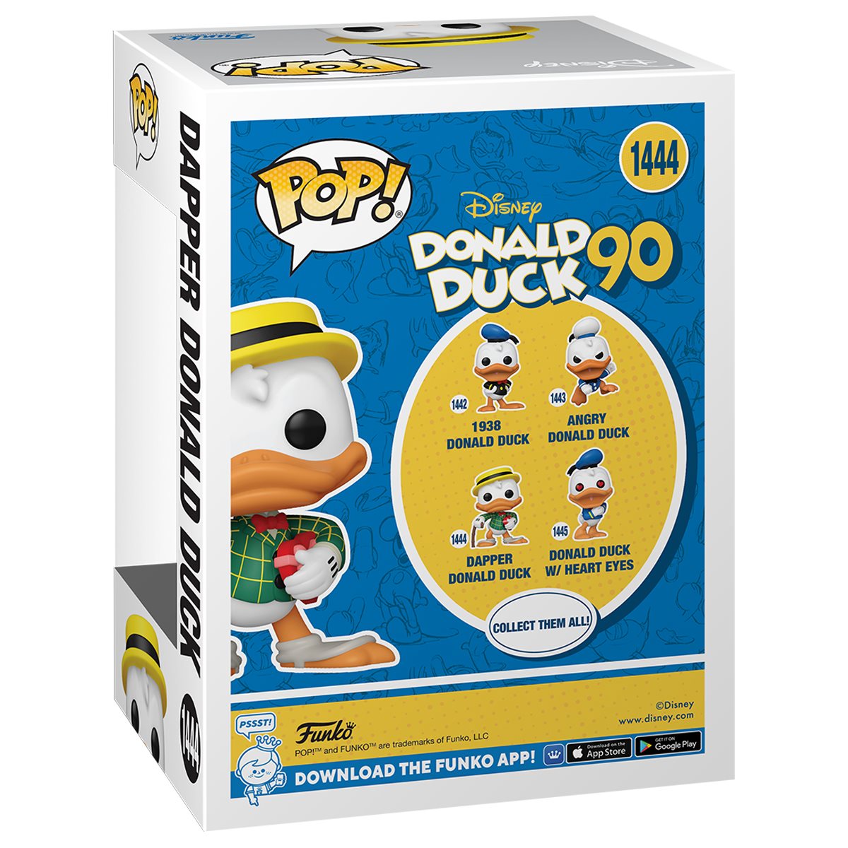 Funko Pop! Disney Donald Duck 90th Anniversary Dapper Donald Duck Vinyl Figure #1444