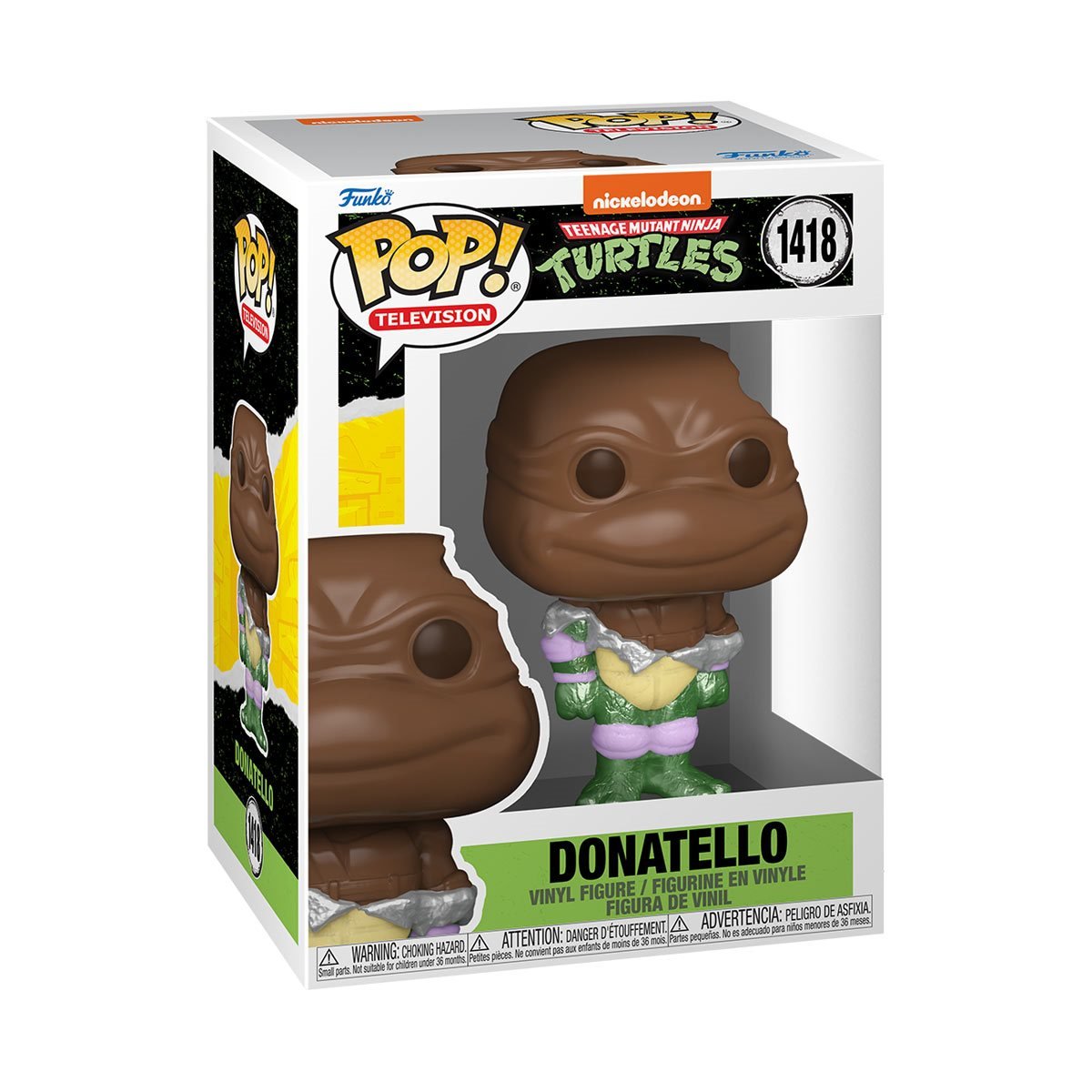 Funko Pop! Teenage Mutant Ninja Turtles Donatello Easter Chocolate Deco Vinyl Figure #1418